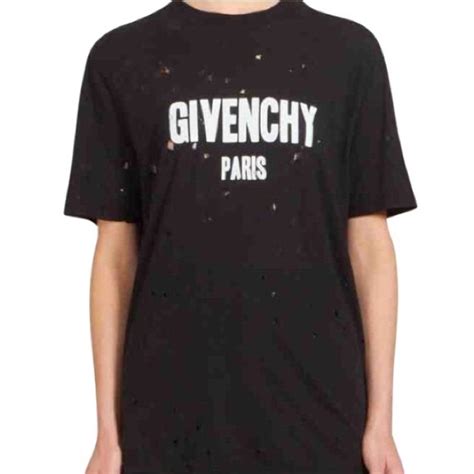 givenchy activewear long sleeve|Givenchy t shirt with holes.